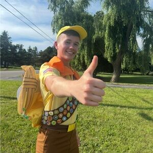 Disney Russell Costume with Yellow and Orange